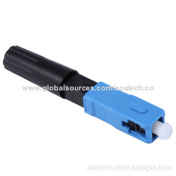 Fast SC/UPC Connector, Designed for FTTH New Generation of Fiber Connector, Used in AssemblyNew